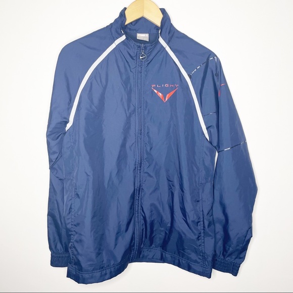 Nike Other - Nike Flight Full Zip Warm-Up Windbreaker Jacket S